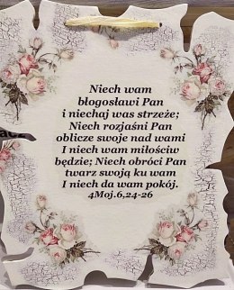 Obrazek na ścianę, prostokąt duży wycinany