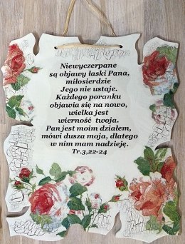 Obrazek na ścianę, prostokąt duży wycinany