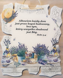 Obrazek na ścianę, prostokąt duży wycinany