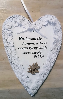 Serce duże zawieszka