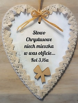Serce małe zawieszka