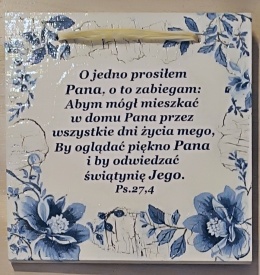 Zawieszka na ścianę kwadrat mały