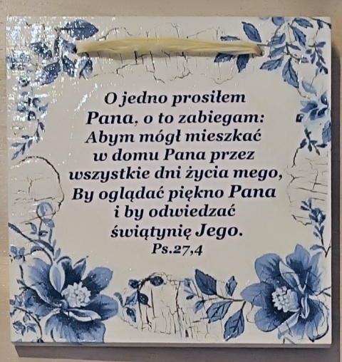 Zawieszka na ścianę kwadrat mały