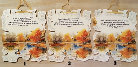 Zawieszka obrazek duży wycinany